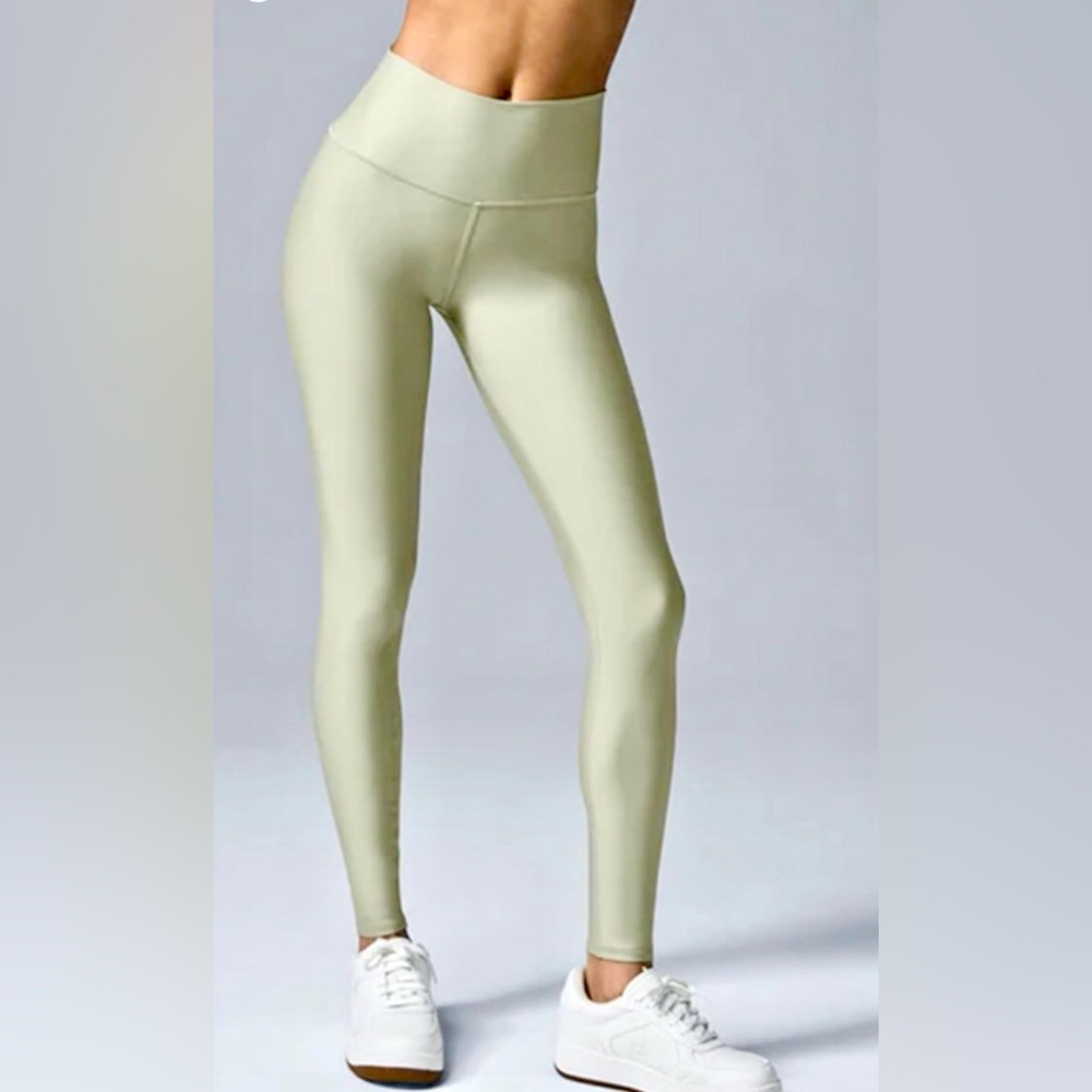 Alo High Wasted Leggings Limestone Size Large
